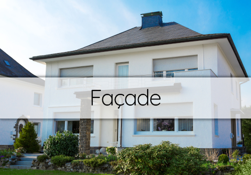 Façade Villeneuve-Tolosane